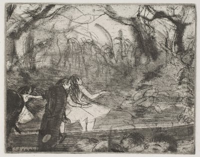 Na jevišti III, 1876-77. od Edgar Degas