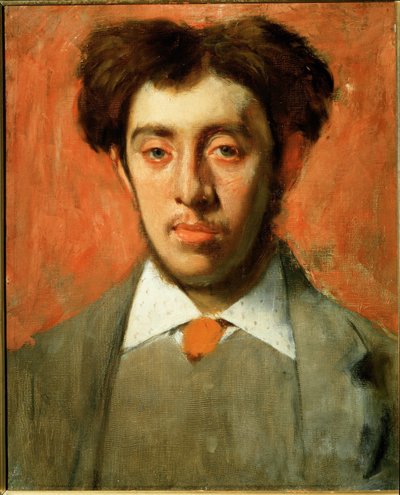 Malíř Enrique Melida a Alinari (olej na plátně) od Edgar Degas