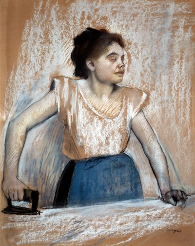 Pastelový obraz od Edgara Degase (1834-1917). Slunce 1869. 0,74 x 0,61 m Paříž, musee d