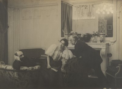 Paul Poujaud, paní. Arthur Fontaine a Degas, 1895. od Edgar Degas