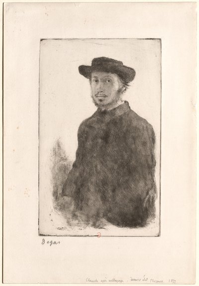 [Portrét Degase] od Edgar Degas