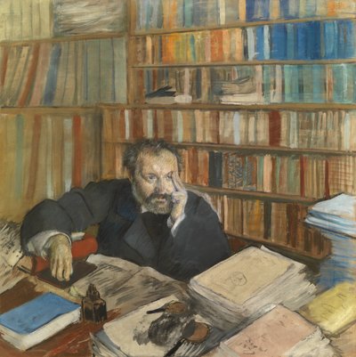 Portrét Edmonda Durantyho od Edgar Degas