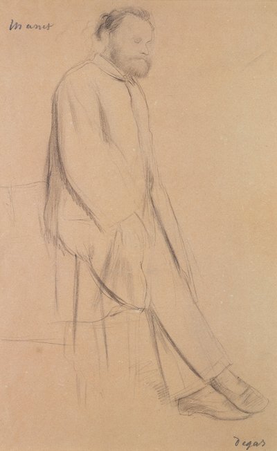 Portrét Edouarda Maneta (1832-83) od Edgar Degas