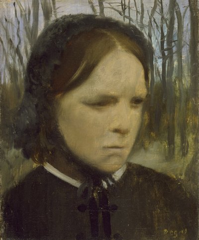 Portrét Estelle Balfourové, 1863-65 od Edgar Degas