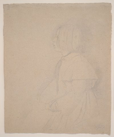 Portrét Giulia Bellelli, 1858-9 (grafit) od Edgar Degas