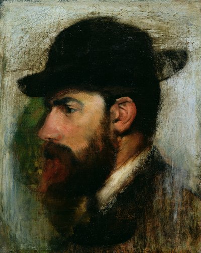 Portrét Henriho Rouarta (1833-1912) 1871 od Edgar Degas