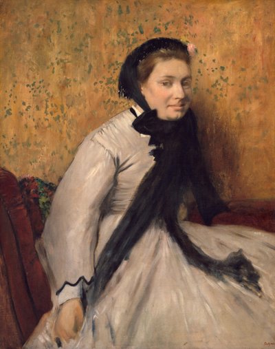 Portrét ženy v šedé, ca. 1865. od Edgar Degas