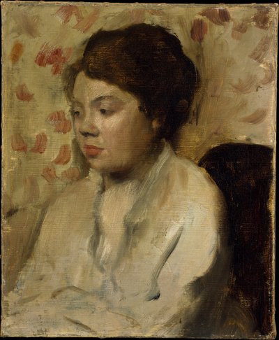 Portrét mladé ženy od Edgar Degas