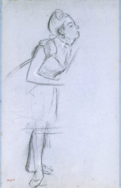 Profil tanečnice, od Edgar Degas