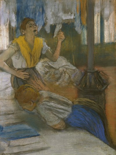 Čtení dopisu (pastel na papíře) od Edgar Degas