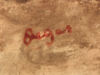 Skály v Bagnoles-De-L"Orne od Edgar Degas