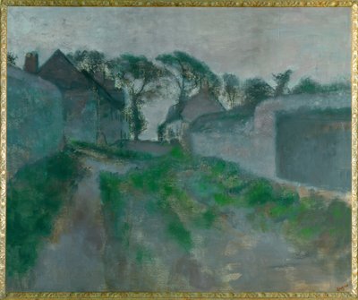 Vesnická ulice Saint Valery Sur-Somme od Edgar Degas
