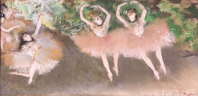 Baletní scéna, kolem roku 1879 od Edgar Degas