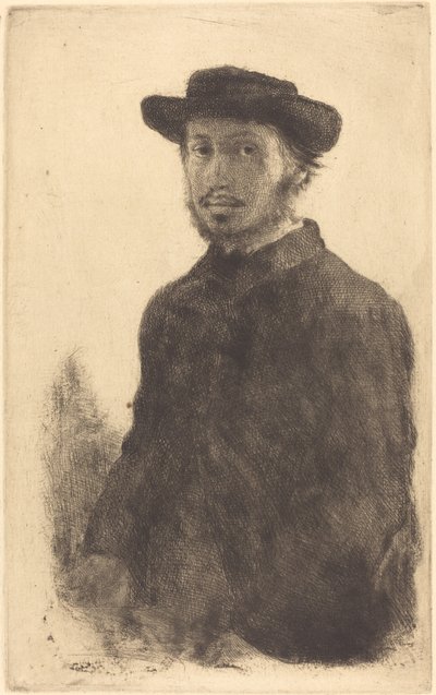 Autoportrét (Edgar Degas, sám) od Edgar Degas