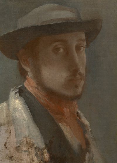Autoportrét, kolem roku 1857?-58 od Edgar Degas