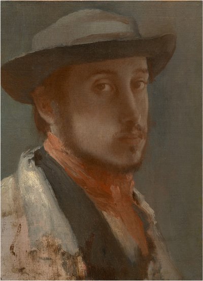 Autoportrét, c. 1858 od Edgar Degas