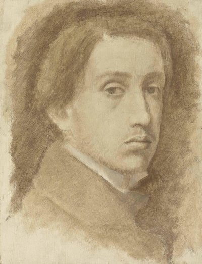 Autoportrét, cca 1854. od Edgar Degas