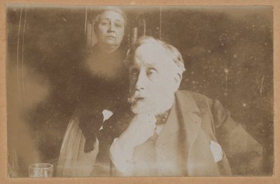 [Autoportrét se Zoé Closier] od Edgar Degas