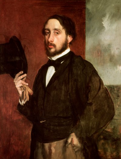 Autoportrét, kolem roku 1862 (olej na plátně) od Edgar Degas