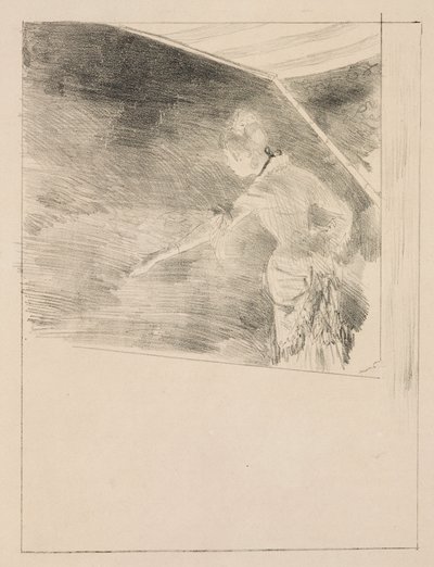 Zpěvák na kavárenském koncertě od Edgar Degas