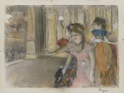 Zpěváci na scéně, 1877-79 od Edgar Degas