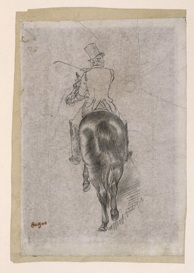 Pobídnutí na koni od Edgar Degas
