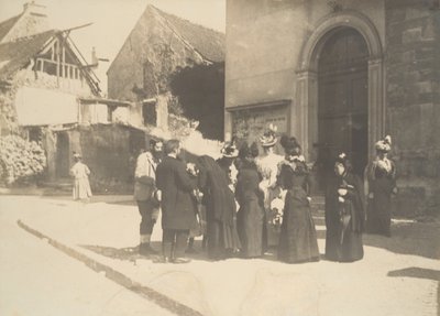 Pouliční scéna, La-Queue-en-Brie Val-de-Marne, ca. 1896. od Edgar Degas