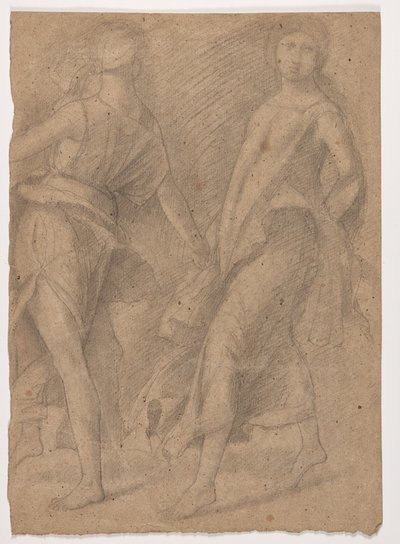 Studie po Andrea Mantegna, "Parnassus", c.1854-56 od Edgar Degas