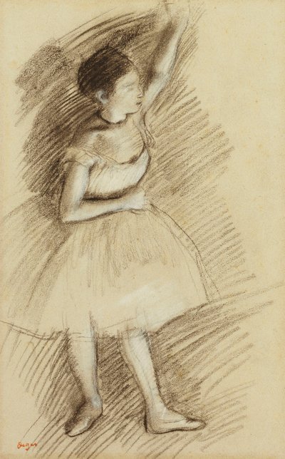 Studie tanečnice; Studovna tanečnice od Edgar Degas