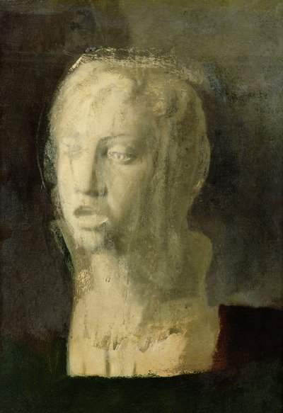 Studie hlavy mladého zpěváka, po Della Robbia, c.1856-58 od Edgar Degas