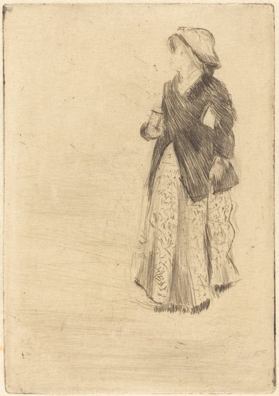 Herečka Ellen Andrée od Edgar Degas