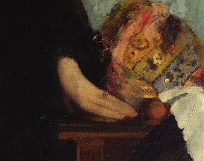 Rodina Bellelli, detail rukou, 1858-67 detail olej na plátně z roku 16122 od Edgar Degas