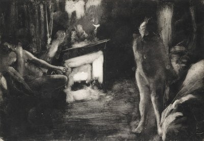 Fireside, ca. 1876-77. od Edgar Degas