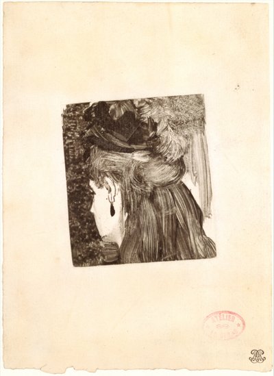 Jet náušnice, 1876-77. od Edgar Degas