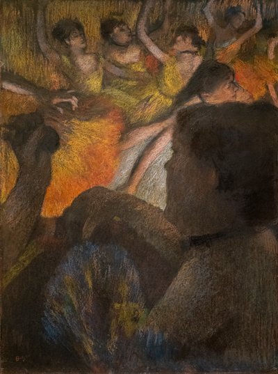 Lodge. 1885. Pastel na papíře. od Edgar Degas
