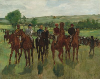 Jezdci od Edgar Degas
