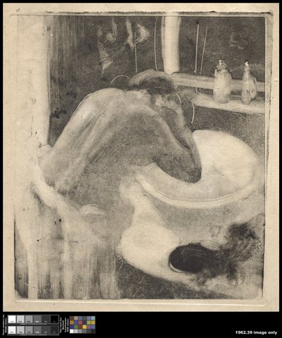 Umyvadlo, c.1880-85 od Edgar Degas