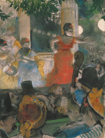 Kavárenský koncert v Les Ambassadeurs od Edgar Degas