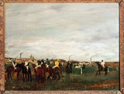 Závody (olej na plátně) od Edgar Degas