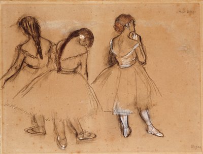 Tři tanečnice od Edgar Degas