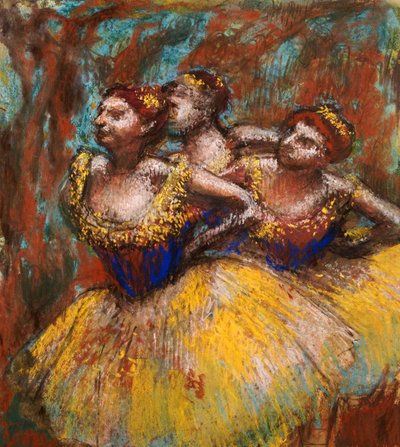 Tři tanečnice od Edgar Degas