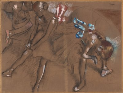 Tři tanečnice odpočívající od Edgar Degas