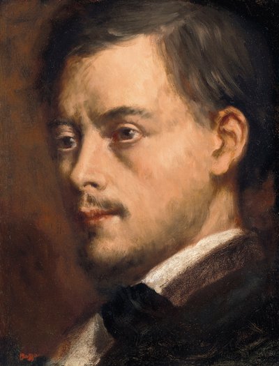 Hlava muže od Edgar Degas