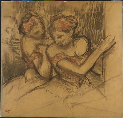 Dva tanečníci od Edgar Degas