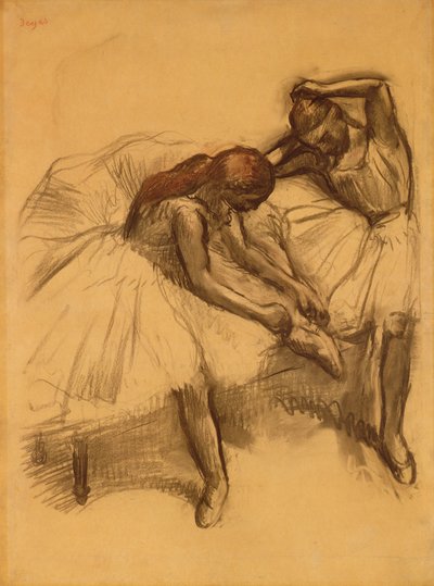Dva tanečníci, 1905 od Edgar Degas