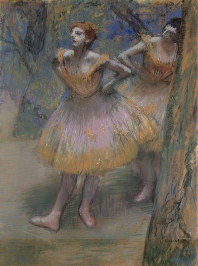 Dva tanečníci, kolem 1893-?98 od Edgar Degas