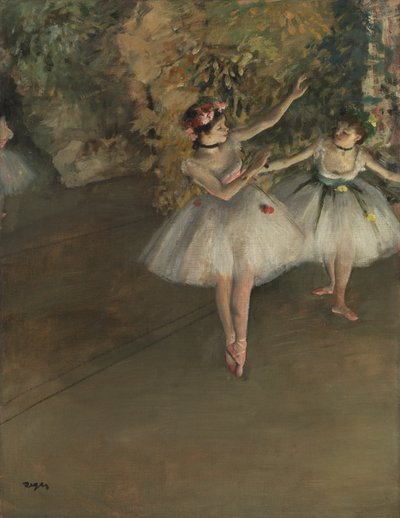 Dva tanečníci na jevišti, c.1874 od Edgar Degas