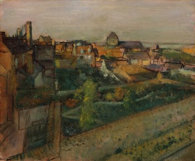 Pohled na Saint-Valéry-sur-Somme, 1896-98 od Edgar Degas