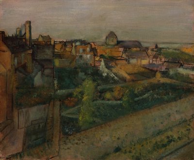 Pohled na Saint-Valéry-sur-Somme, 1896-98. od Edgar Degas