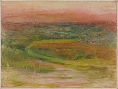 Klikatá řeka od Edgar Degas